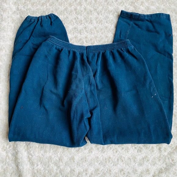 Vintage Sportswear Navy Loungewear Sweatpants Size Large - Picture 3 of 5